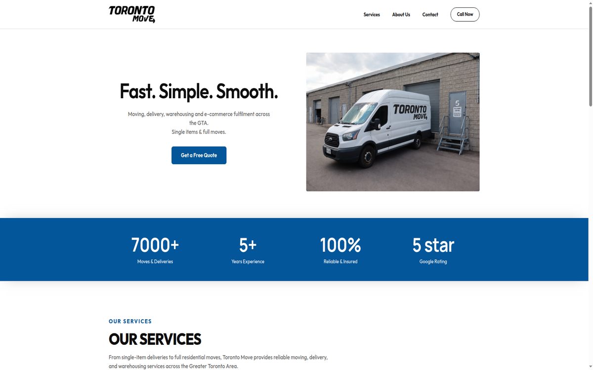 Toronto Move website